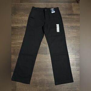 GEORGE Men’s Black Regular Straight Leg 30x30 Classic Khaki Pants NWT